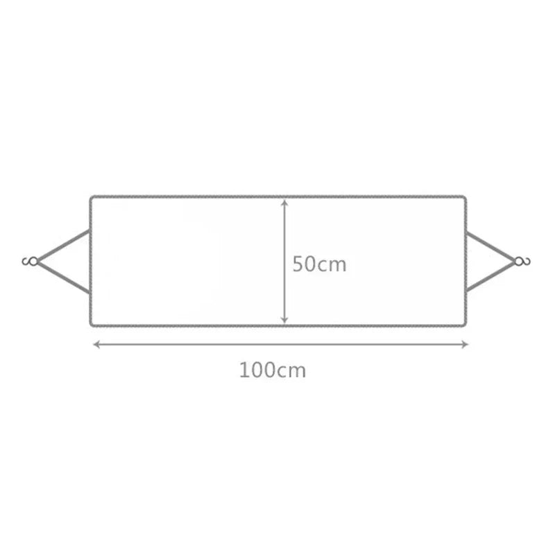 Outdoor Rainproof Air Conditioning Cover Air Conditioner Waterproof Dust Cover Washing Anti-Dust Anti-Snow Cleaning Bag 100*50cm Quake