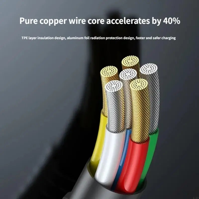 Metal Braided Cable USB To Type C 65W Power Delivery Convenient Charging Type C K1KF Quake