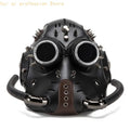 Steampunk Design Gothic Face Mask With Adjustable Straps For Halloween Costume Motorcycle Riders Protective Gear H8WE Quake Type D China Mainland