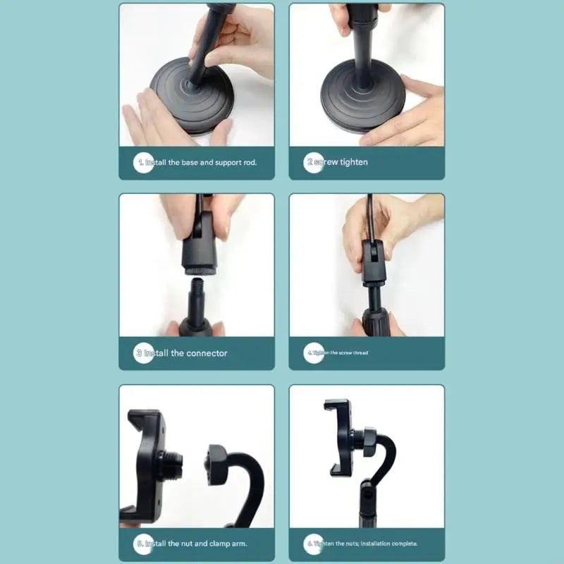 Overhead Tripod Table Tabletop Shootings Stand Tripods Holder Boom Arm for Live Streaming K1KF Quake