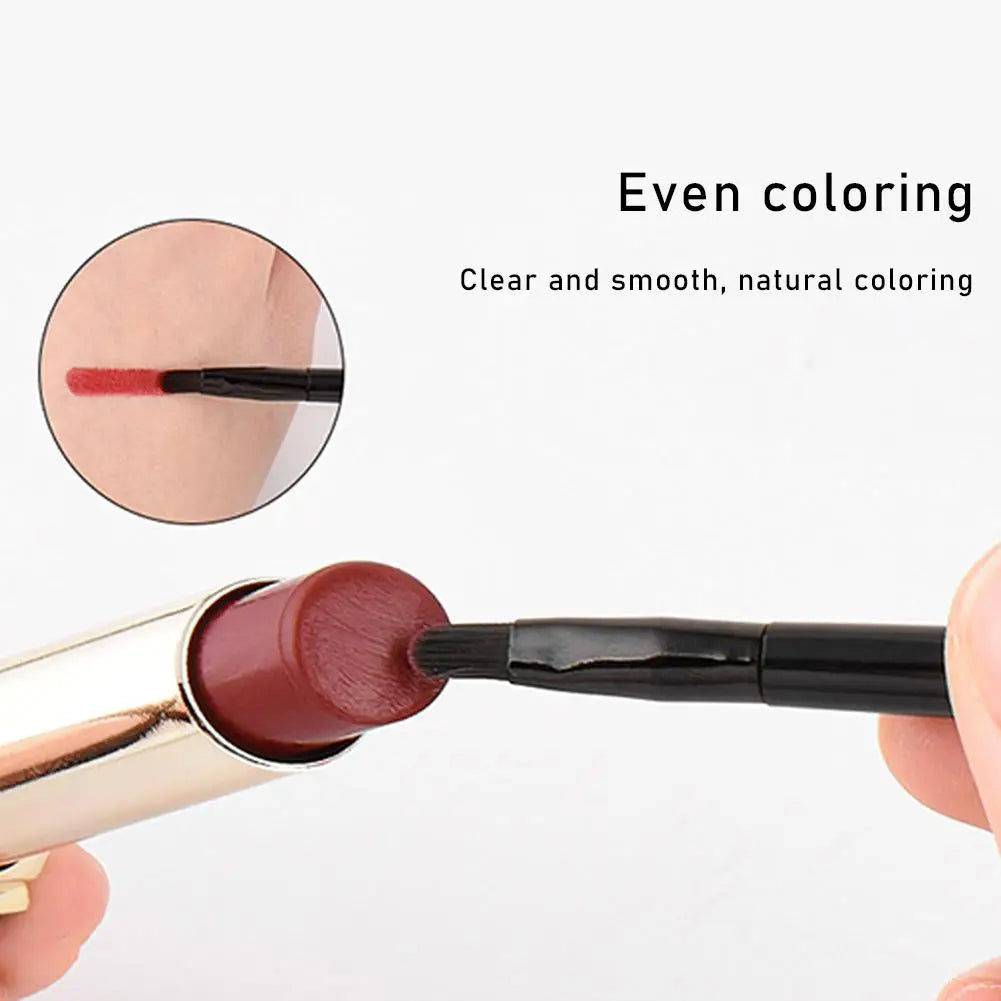 Makeup Lip Brushes Lipliner brushes Black with Cap Retractable Lipstick Brush Travel Portable lip scrub brush Gloss Makeup Brush Quake