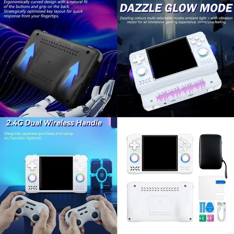 Double Pad version Foot Traditional Play Handheld With 128GB Storage 18000+ Preloaded Contests Rechargeable Battery For K1KF Quake