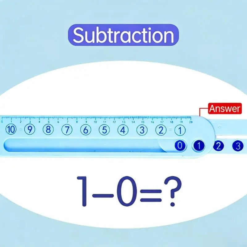 Interactive Math Measurement Ruler Double Sided Addition and Subtraction Decomposition Ruler For Children Kindergarten K1KF Quake