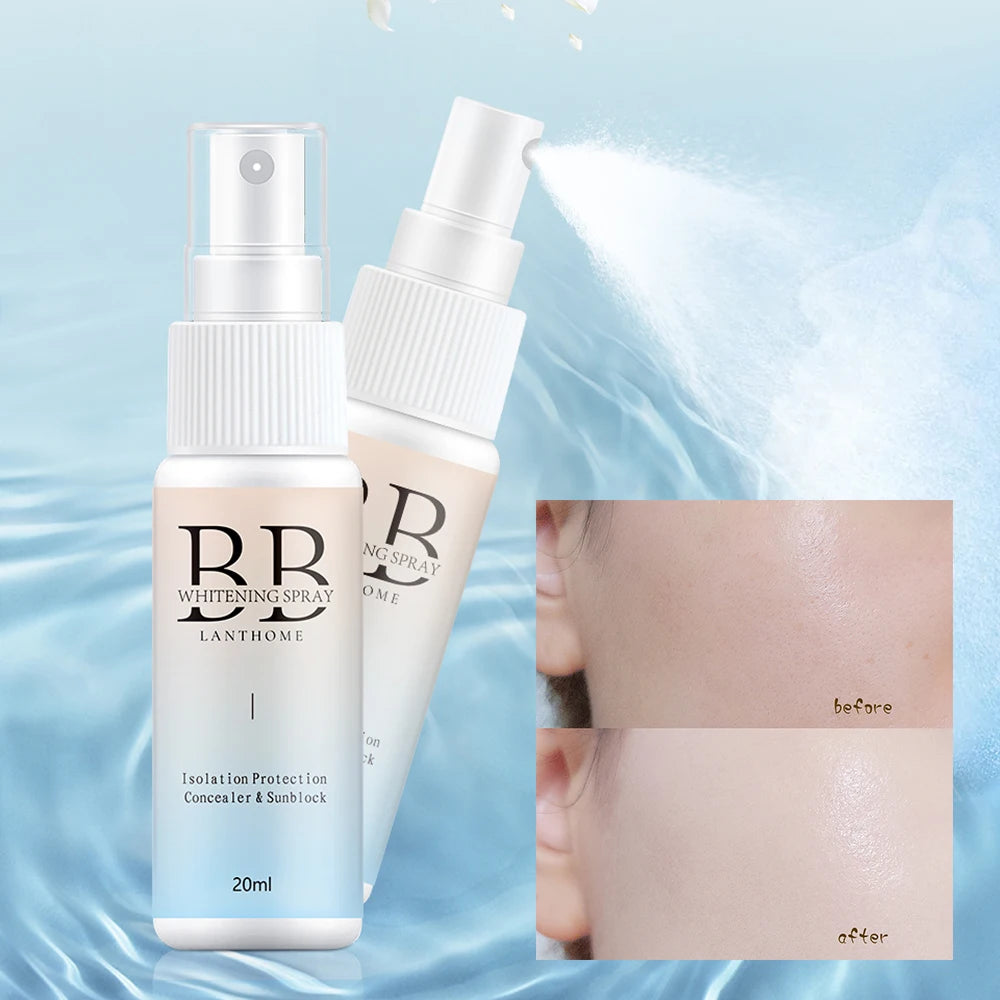 BB Whitening Spray Skin Brightening Moisturizing BB Cream Face Foundation Nourishing Skin Care Beauty Cosmetics Quake