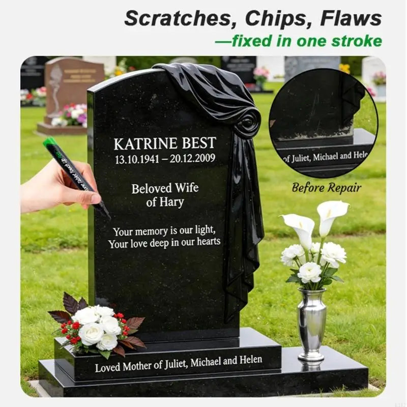 Outdoor Stone Monument Paint Pen Waterproof Heat Resistant Paint Marker For Drawing Coloring On Gravestones Tombstone K1KF Quake CN