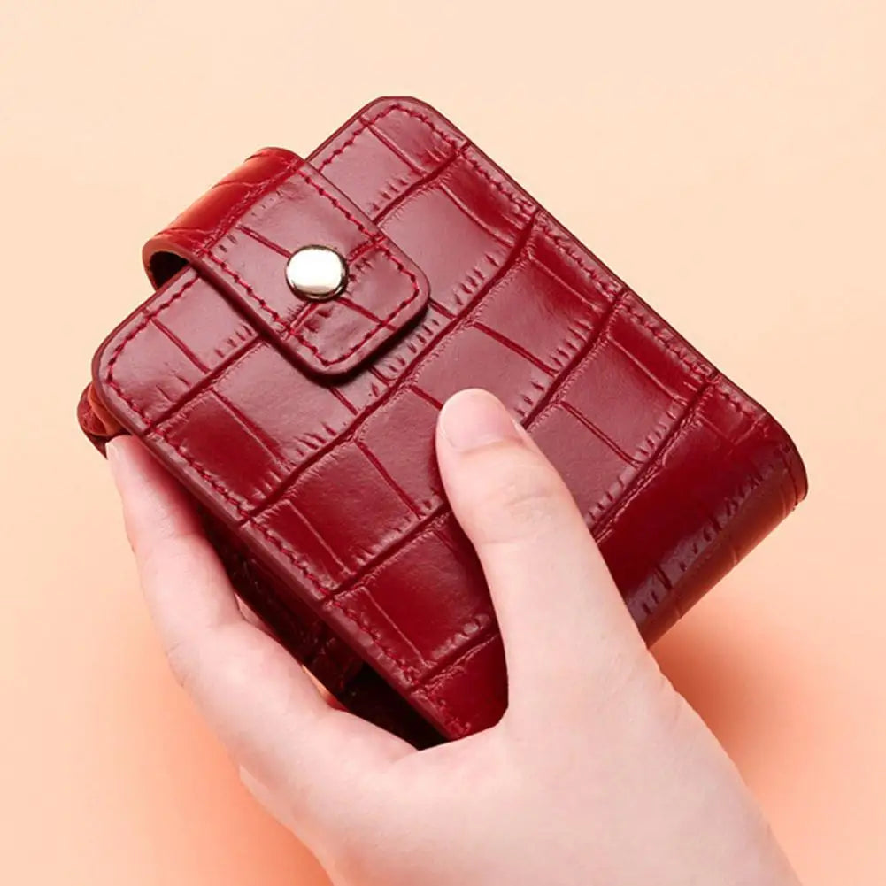 PU Lipstick Case Holder with Mirror Lipstick Holder Makeup Travel Cases Organizer Bag Mini Handheld Lipstick Pouch for Women Quake