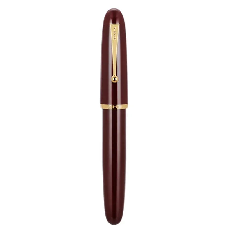 JinHao 9019 Dadao Fountain Pen Acrylic Transparent Spin Pen 40MM Nib Spin Elegante Signature Stationery Ink Pen Quake