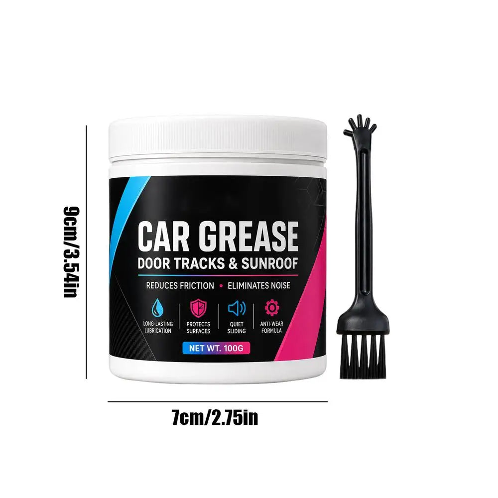 Auto Grease 100g Sliding Anti-Rust Door Track Lubrication Multipurpose Grease for Car Trailer Door Hinge Window Track Sliding Quake 100g