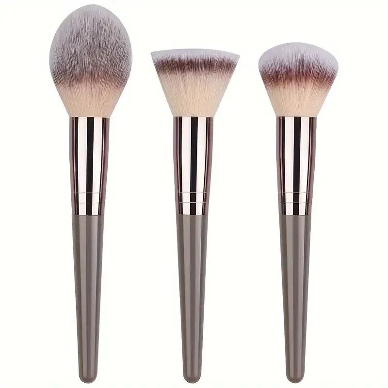 Professional 3-20PCS Makeup Brushes Set Eyeshadow Foundation Concealer Blending Blush Brush Kabuki Soft Make Up Beauty Tool Quake 3PCS-ZD-BN