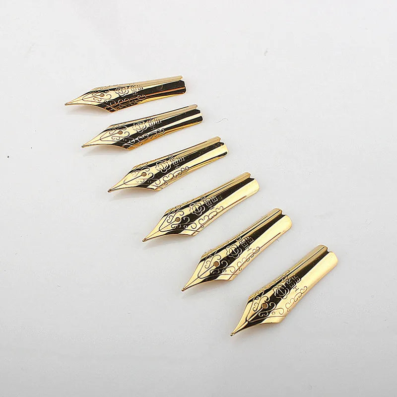 5pc Office Pen 26 Nib Limited Edition Write Fit for Most Golden F EF Fountain Pen Quake