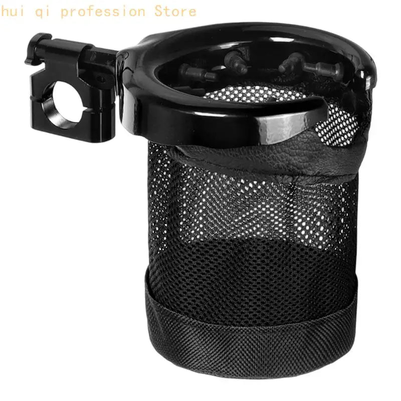 Clamp On Motorcycle Cup Mount with Mesh for Quick Access H8WE Quake Black CN