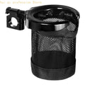 Clamp On Motorcycle Cup Mount with Mesh for Quick Access H8WE Quake Black CN