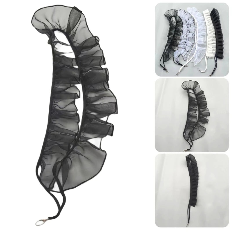 Stylish Ruffled Designs Phone Charm Chain Beautiful Frilled Border Cellphone Strap for Most Cellphone Case Everyday Use K1KF Quake