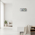 Digital Wall Clock Oversized Digits Wall Clock with Temperature Display Thin Bezel for Office, Living Room, Bedroom Quake 8304Chinese