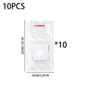 200/10PCS Electric Hammer Dust Bags Self-Adhesive Dustproof Collector Drilling Holes Dust Catcher Bags Power Tool Accessories Quake 10PCS