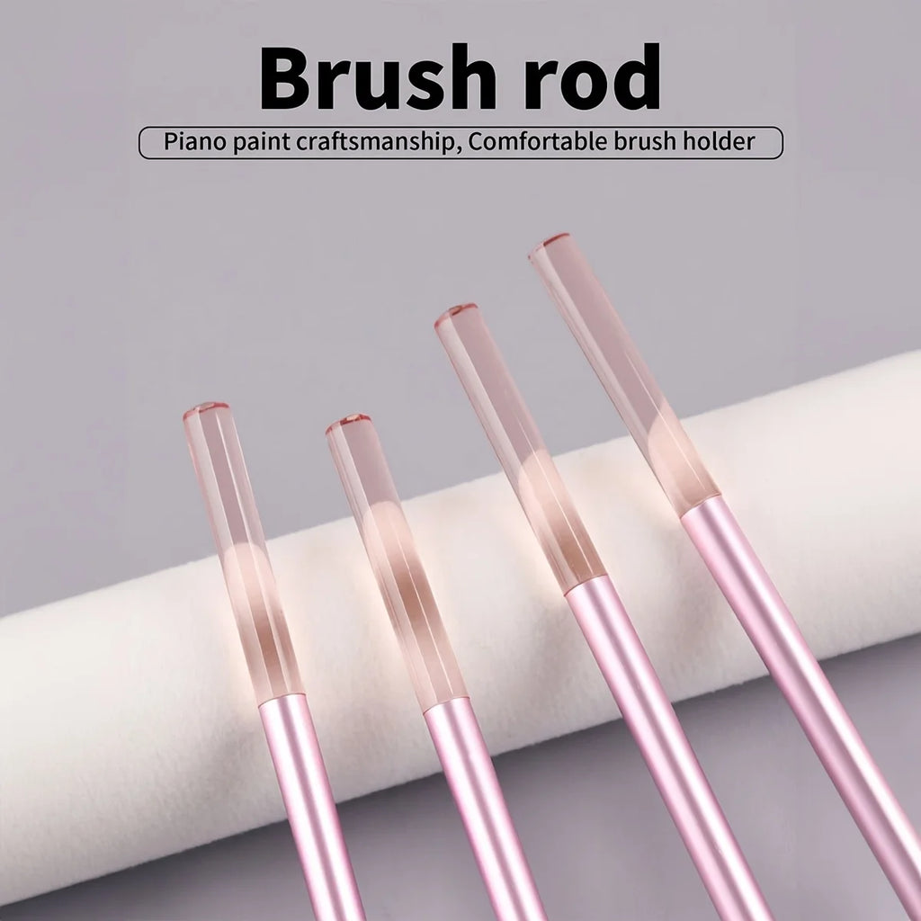A Set of 13 Professional Makeup Brushes - Foundation Brush, Eyeshadow Brush, Eyebrow Brush, Blending Brush, Highlighter Brush, C Quake