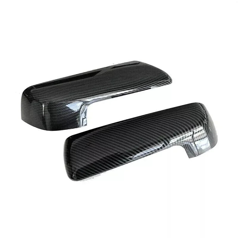 For Chevy Silverado 1500 CMC SIERRA 2019-2023 Car Sticker Rearview Side Mirror Cover Wing Cap Exterior Door Rear View Case Trim Quake Carbon