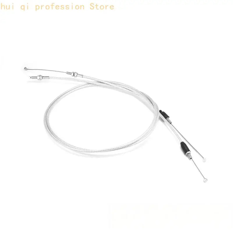 Control Cable for FCR Carburetor Motorcycle Service, Two Line Pair with Outer Sleeve and Metal Ends for Routine Line Change Quake