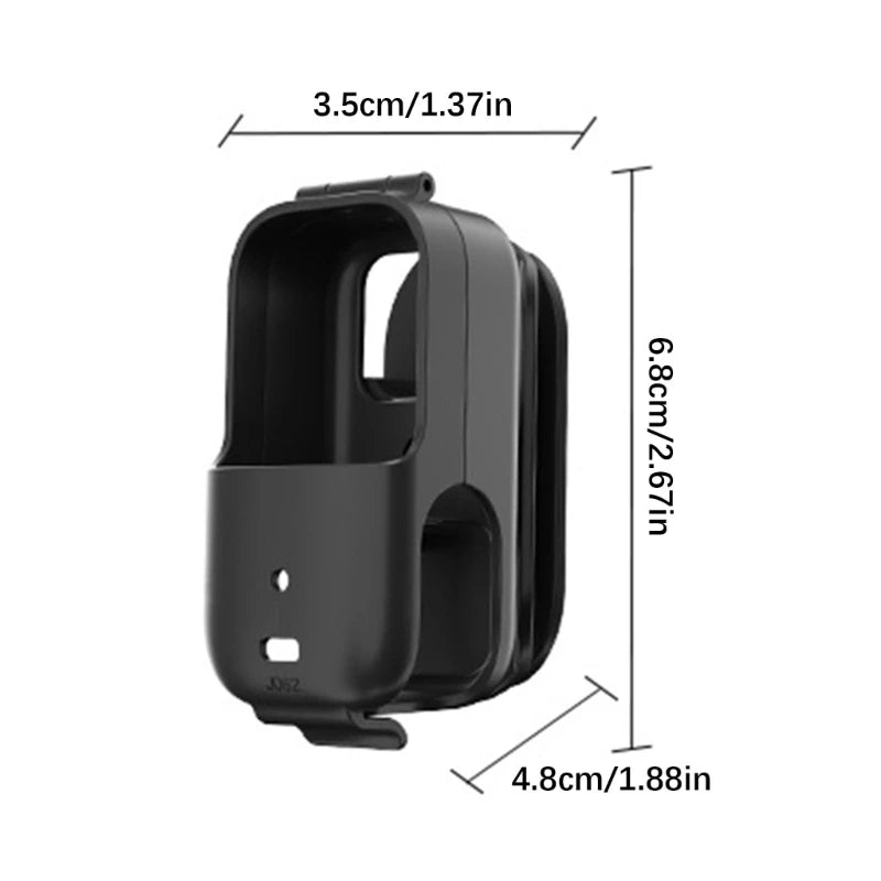 Quick Release Hat Clip Mount For OsmoNano Camera Horizontal/Vertical Switching for Adventure Vlog Cycling Hiking K1KF Quake