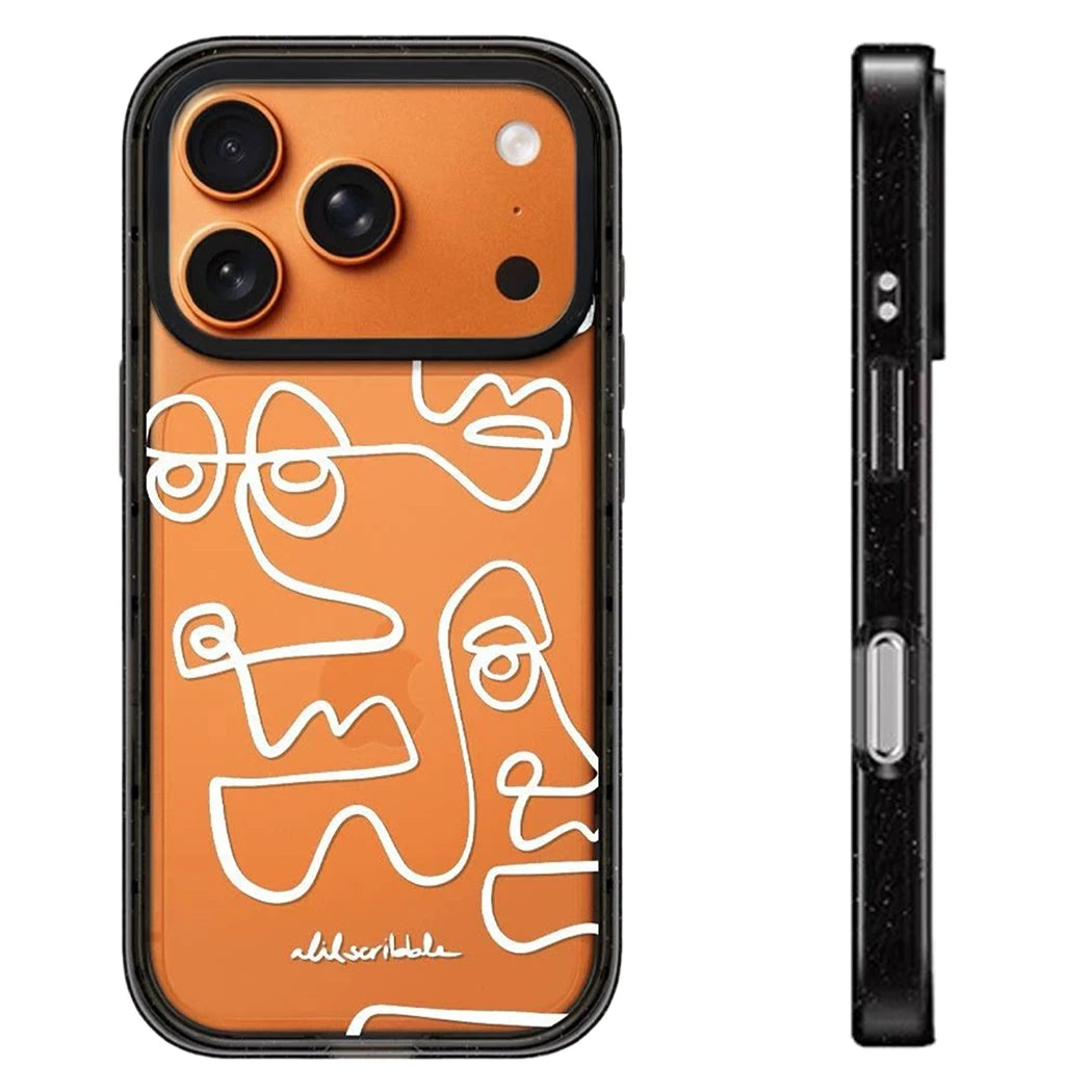 6090838 Impact Black Border Magnetic Case: Compatible with IPhone 18 17 16 15 14 13 Pro Max 18Pro Quake impact (MagSafe) iPhone 15 Pro Max