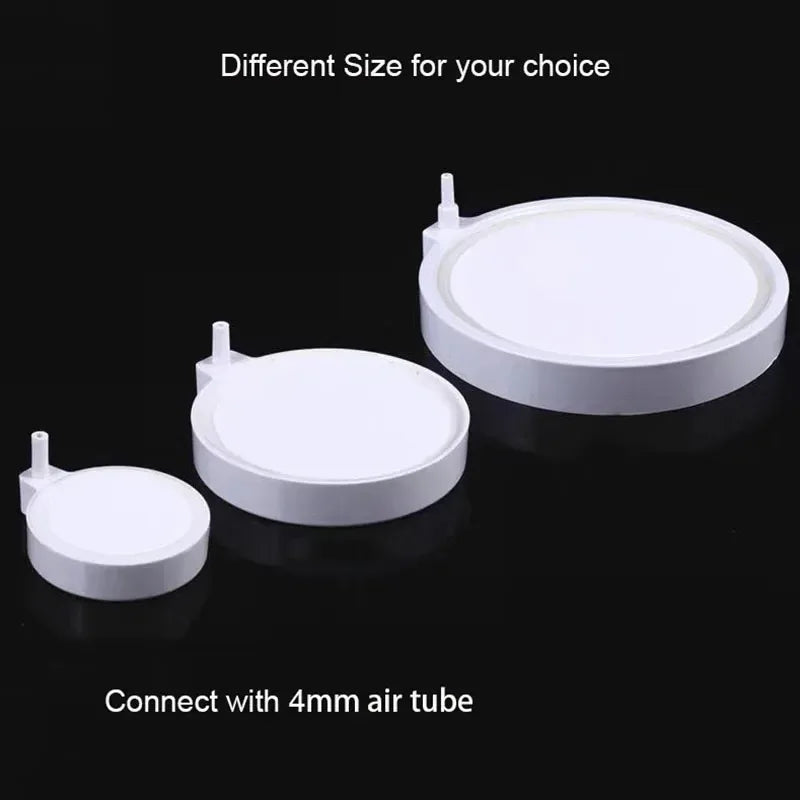35/50/80/100mm Fish Tank Aquarium Nano Air Stone Oxygen Aerator Air Bubble Pond Pump Hydroponic Oxygen Supply Accessories Quake
