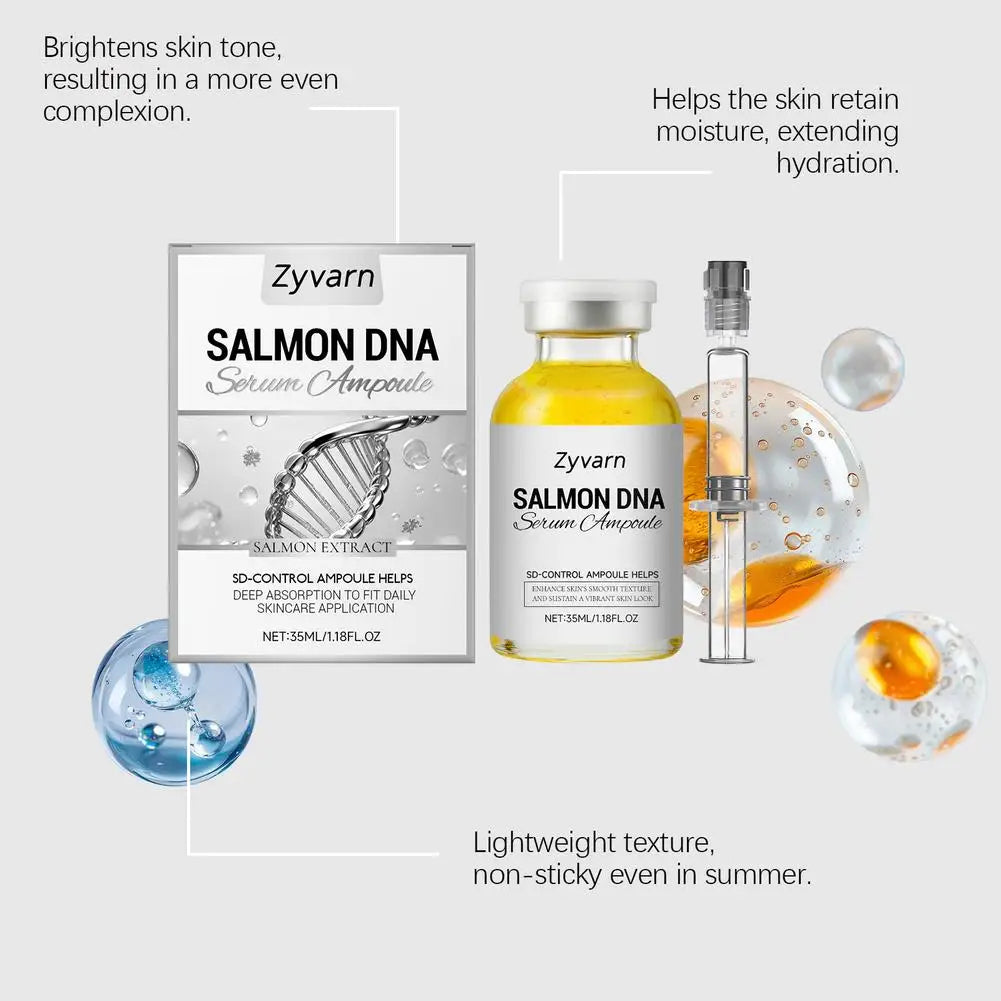 Bottled Skincare Serum Salmon Dna Ampoule Serum Collagen Deeply Moisturizing Essence Effectively Soothes 35/50ml Quake