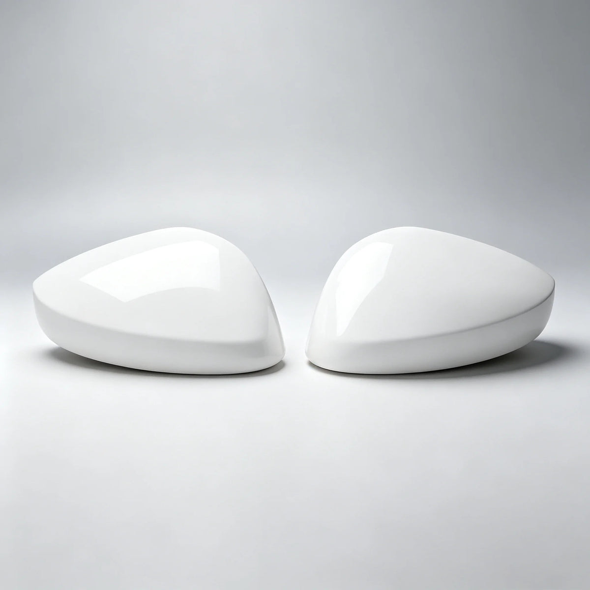 White Black Side Door Mirror Cover Caps Replacement For Honda Civic 11th Gen 2022 2023 2024 Sedan Hatchback Pair Quake