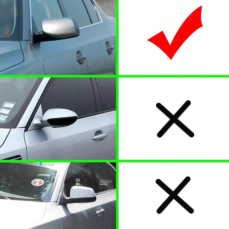 For BMW 5 Series E60 E61 E63 E64 525i 530i 528i 2003-2007 Car Replacement Rearview Side Mirror Cover Wing Cap Exterior Case Trim Quake
