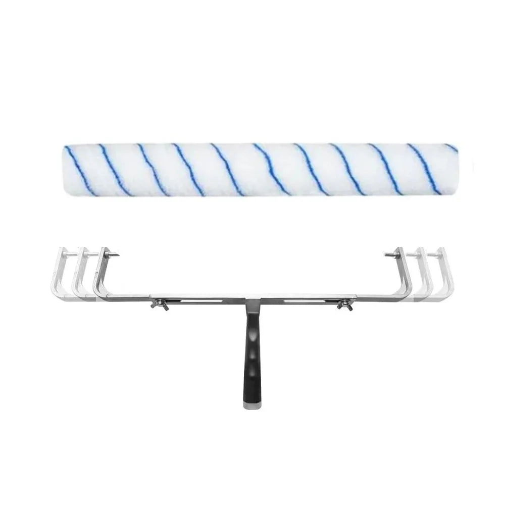 Aluminum alloy Adjustable Paint Roller Wall Ceilings Alat Replacements Accessory Roller Paint Brushes Wall Painting Tools Quake Blue Set