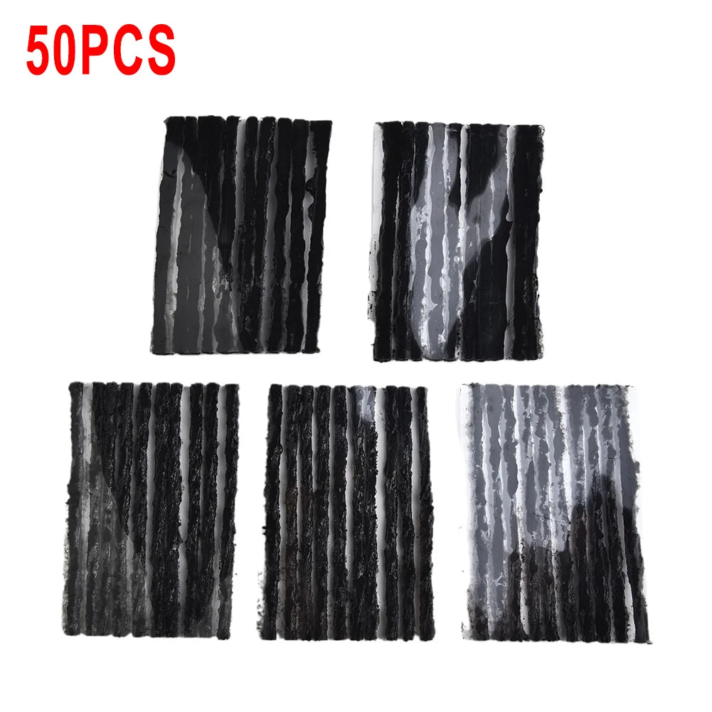 Black Car Tyre Seal Strip Puncture Recovery Repair Rubber Tire Tubeless 0.1inch 3.5mm For Bike Motorcycle Useful Quake