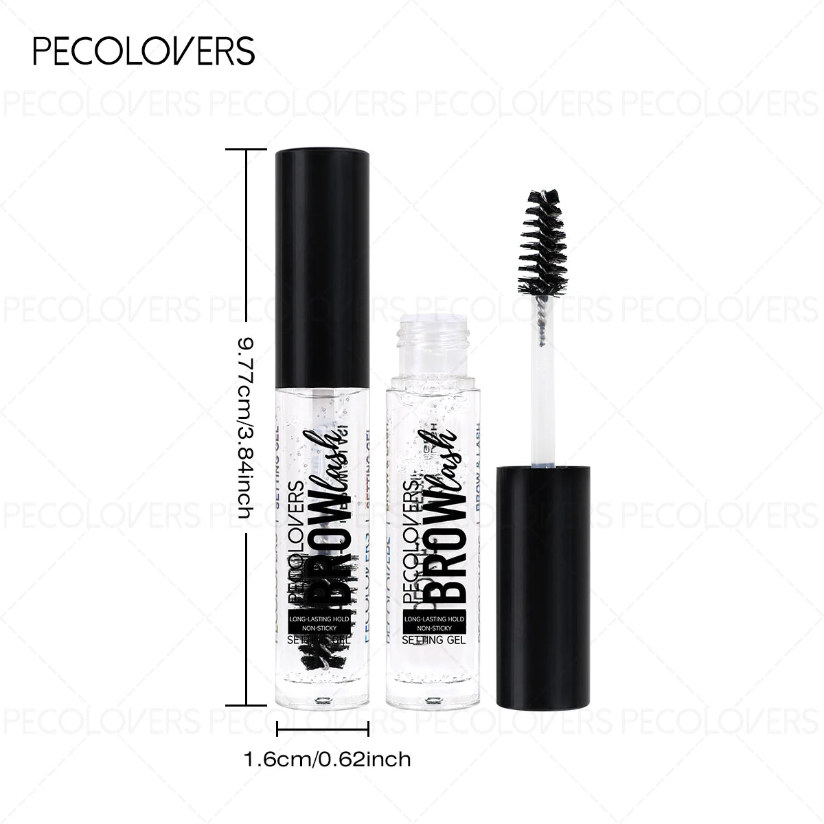 Long-lasting Waterproof Eyebrow Styling Soap, Transparen Eyebrow Gel with Brush, Natural Eyebrows Styles, Quick Onset and Drying Quake 01