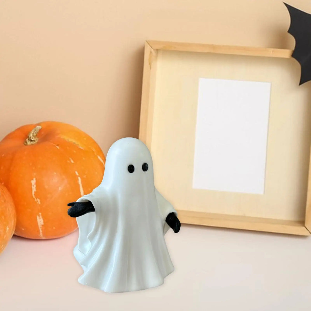 Halloween Decoration Ghost Figurine Light up Fashion Collectible Creative Home Decor for Holiday Tabletop Mantel Shelf Indoor Quake Default Title