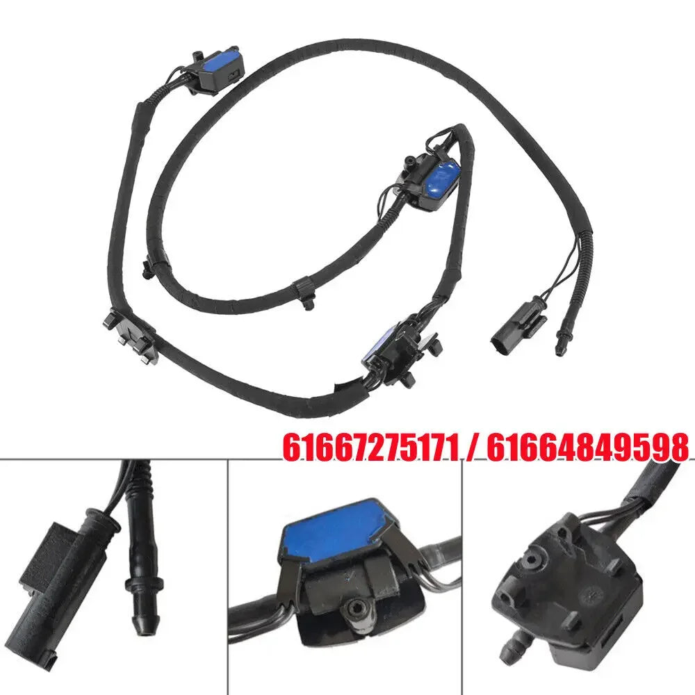 61667275171 61664849598 For BMW X5 E70 2006-2013 Car Windshield Windscreen Washer Nozzle Sprayer Jet Chain Accessories Auto Part Quake Default Title