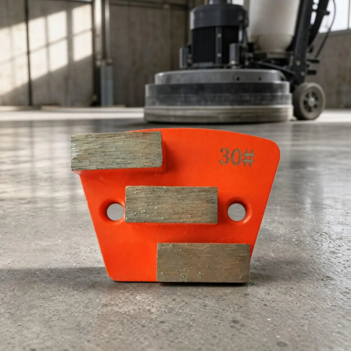 Fan-Shaped Diamond Grinding Block Long Service Life Cement Floor Diamond Grinding Block Quake