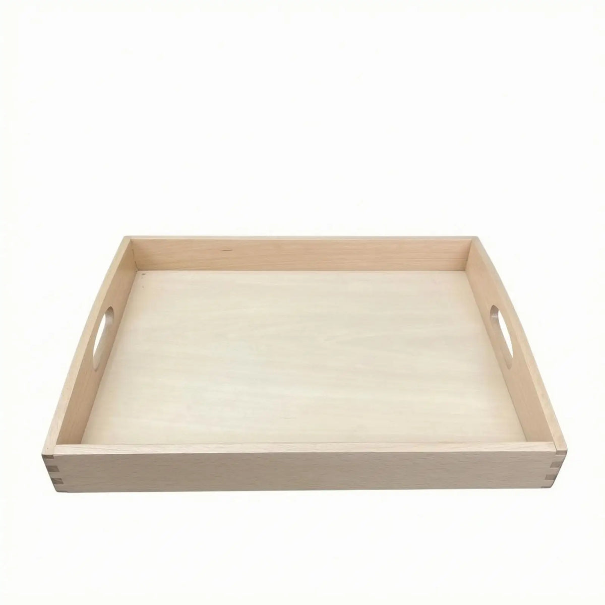 Educational Learning Kids Toy Wooden Montessori Teaching Tray Sensory Tray with Handles for Classroom Activity Quake