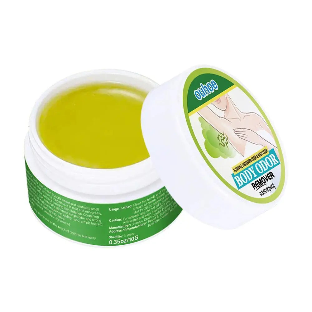 Body Odor Remove Cream Underarm Bad Smell Sweating Removal Armpit Refreshing Antiperspirant Lasting Aroma Deodorant Body Care Quake 1pcs