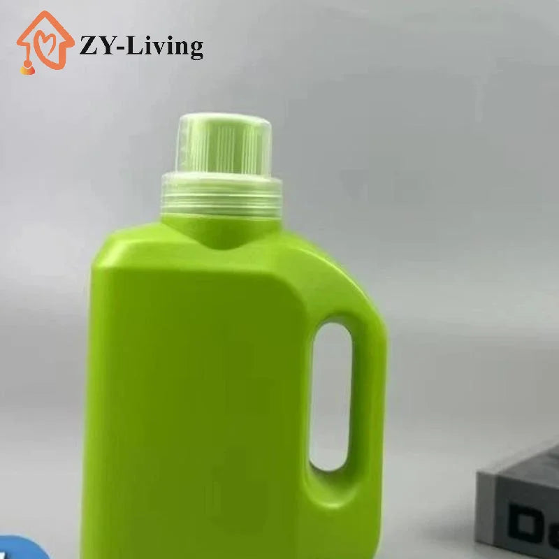 500ml PE Plastic Empty Bottle With Handle Screw Cap Liquid Fertilizer Laundry Detergent Refillable Jar Quake