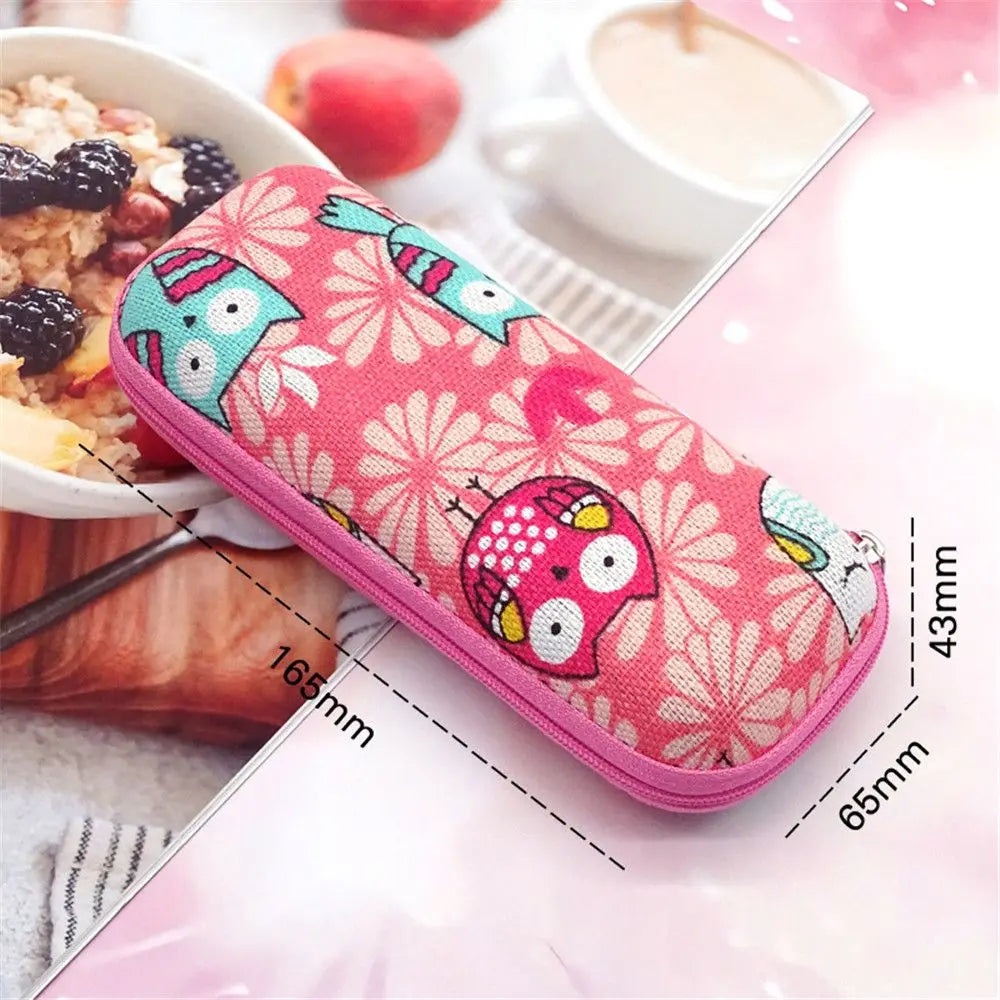Unisex Zipper Travel Office Eyeglasses Accessories Glasses Holder Eyeglasses Case Glasses Box Quake