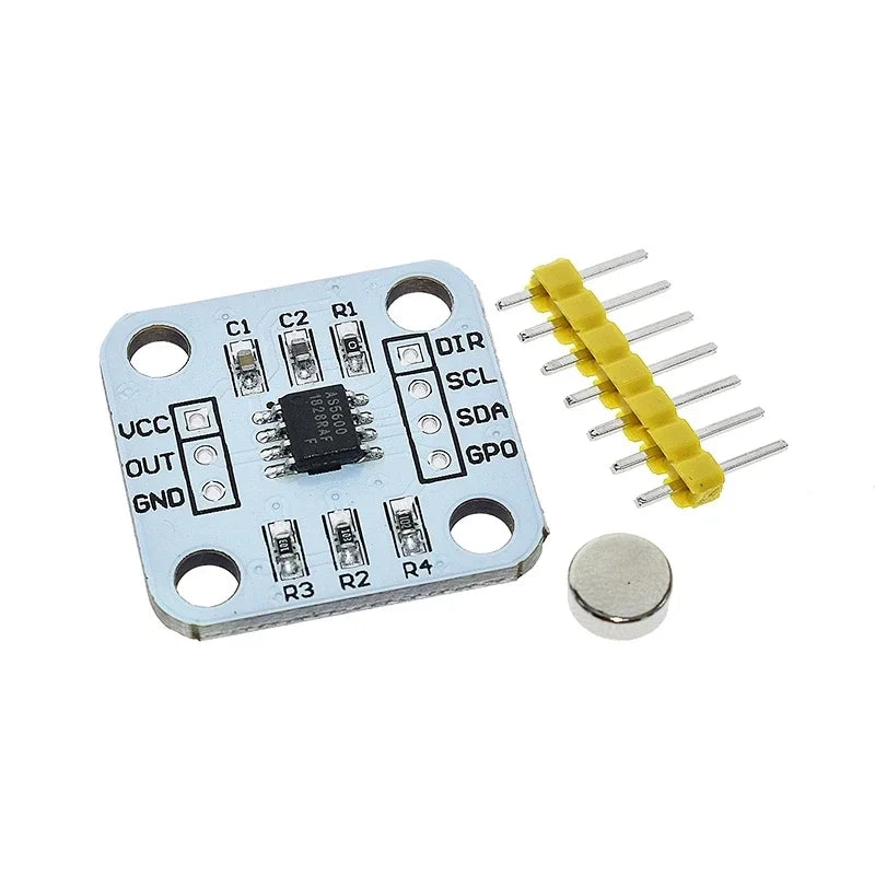 2pcs AS5600 Magnetic Encoder Induction Angle Measurement Sensor Module 12bit High Precision Quake