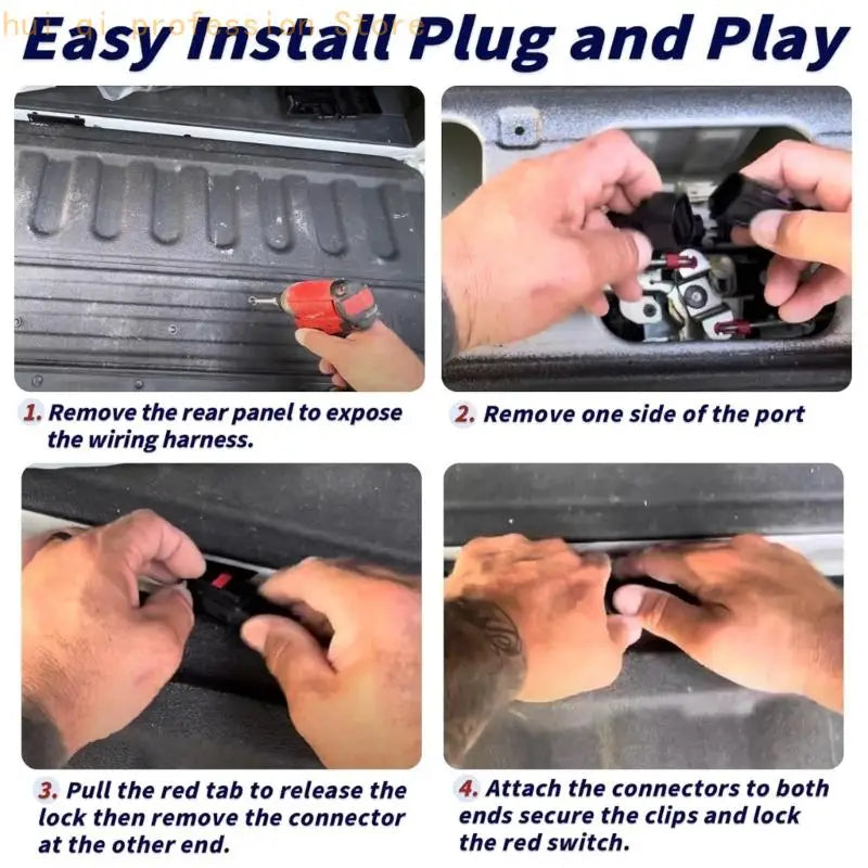 Tailgate Camera Wiring Service Harness for 3500 Vehicle Maintenance and Repair H8WE Quake