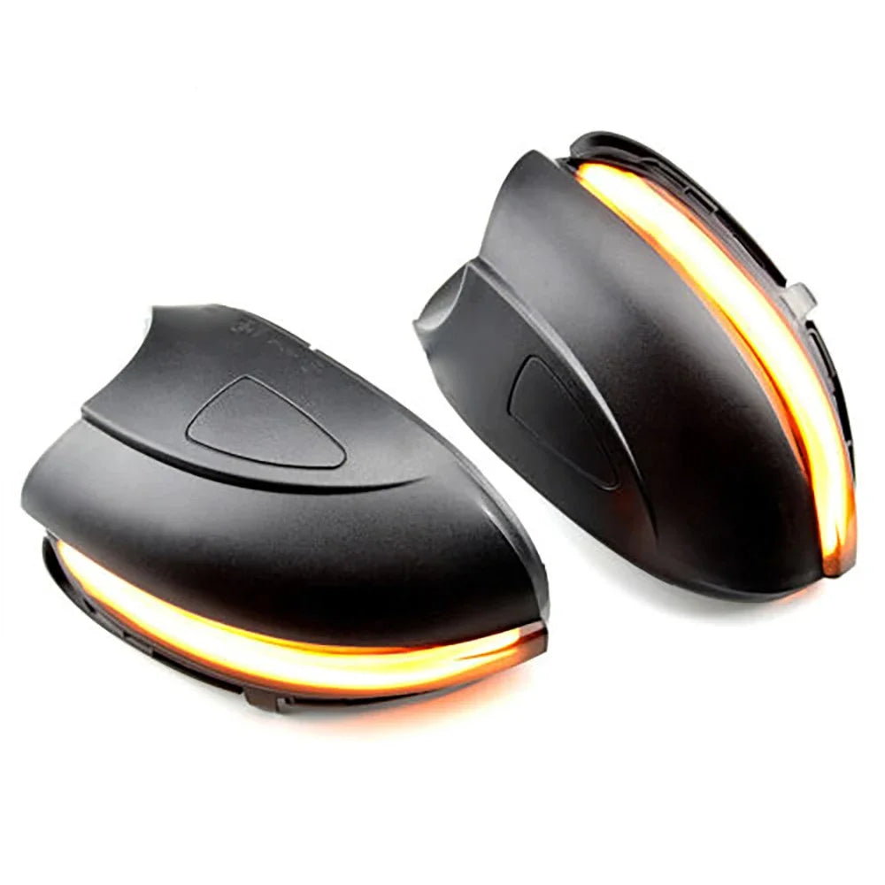 For VW Passat B7 CC Jetta MK6 Bettle A5 Scirocco Car Dynamic LED Turn Signal Light Side Mirror Sequential Parking Lamp Blinker Quake Without Hole Type