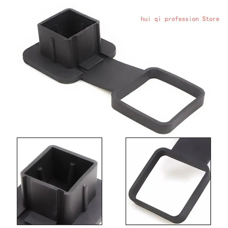 Heavy Duty Rubber Hitch Tube Cover easy installs Trailer Hitch Plugs Caps for 2 Inch Receiver Tube for Protections Quake