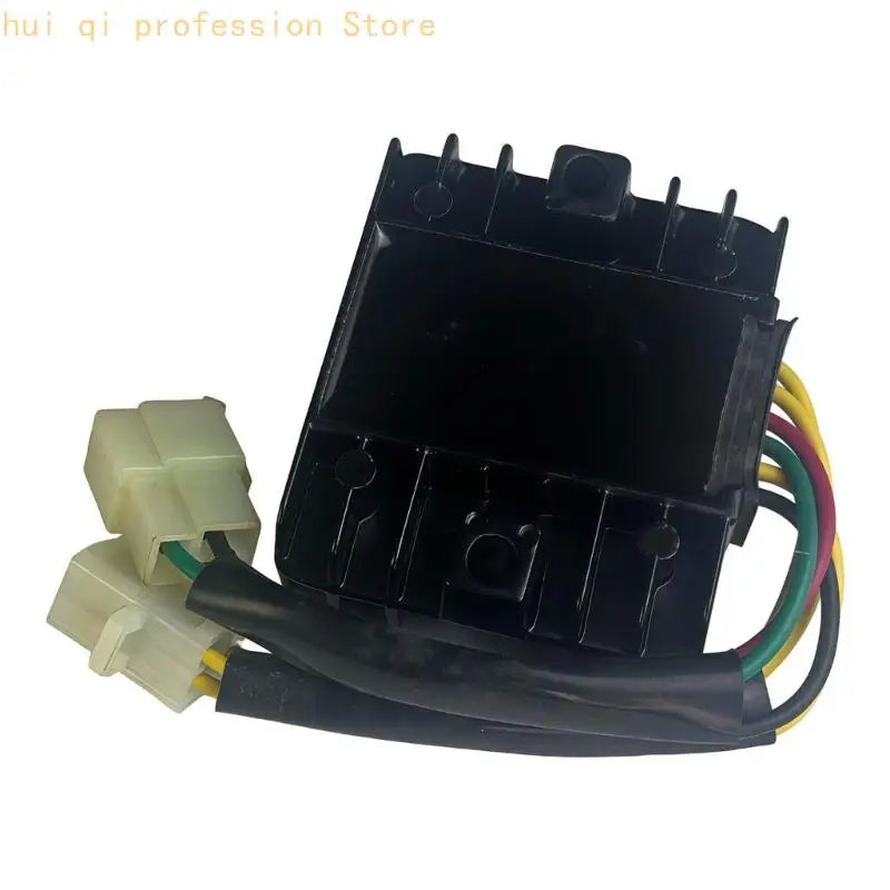 Motorcycle Electrical Repair Regulator, 12V Current Control Assembly with Molded Terminal Ends, For GY6 50cc to 250cc Garage Quake
