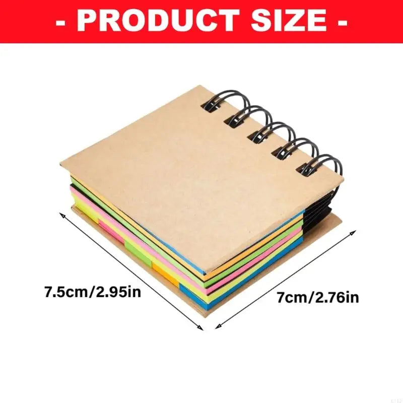 Adhesive Pastels Palette Writing Note Set Multipurpose Reusing Friendly Paper Simple Pad for Planner Decorations K1KF Quake