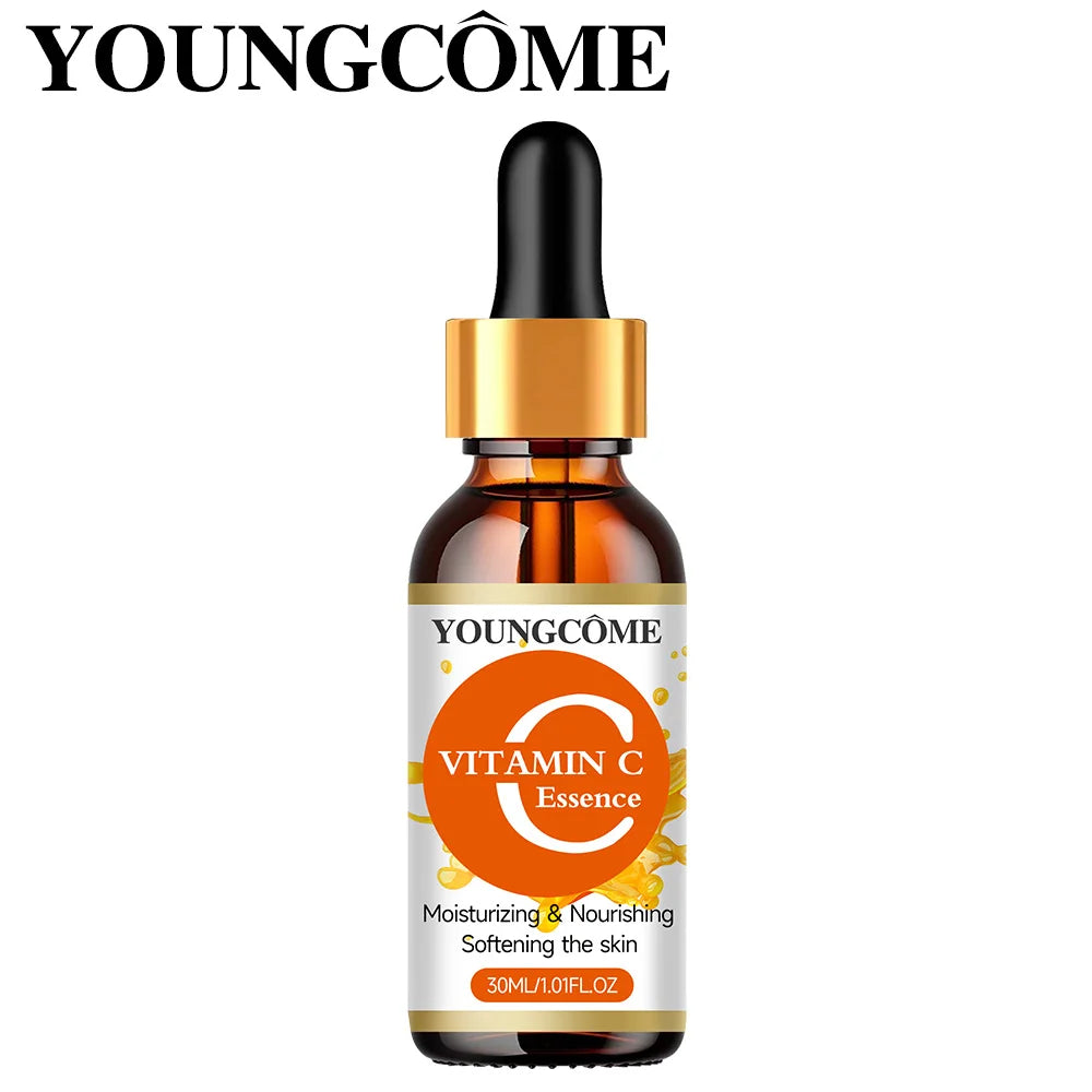 Vitamin C Anti Aging Wrinkle Facial Essence Spot Removal Spots Moisturizing Nourish Smooth Essence Even Skin Tone Quake
