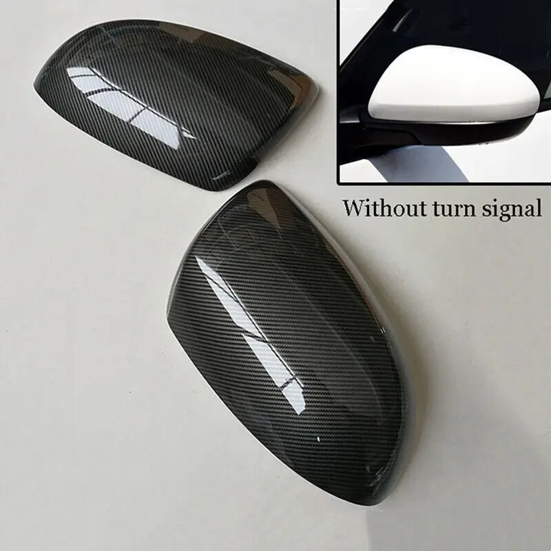 For Mazda 3 2010-2013 6 2009-2011 Car Replacement Rearview Side Mirror Cover Wing Cap Car Exterior Door Case Trim Carbon Fiber Quake No Light Carbon
