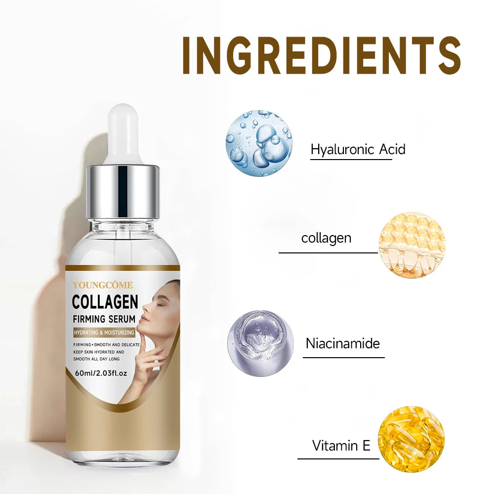 Collagen Thread Instant Lifting Wrinkle Remover Soluble Protein Threads Serum Set Absorbable Face Filler Anti-aging Skin Care Quake