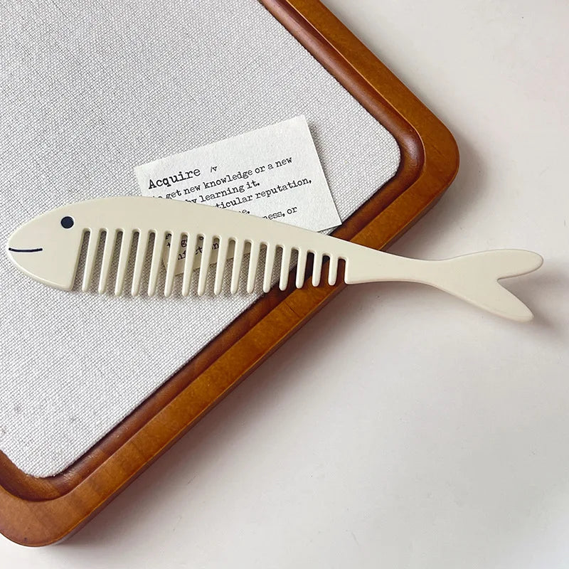 Acetic Acid Wide Tooth Comb Cute Cartoon Animal Detangling Hair Brush Dog Swan Pattern Small Pocket Comb Salon Hair Accessories Quake 33