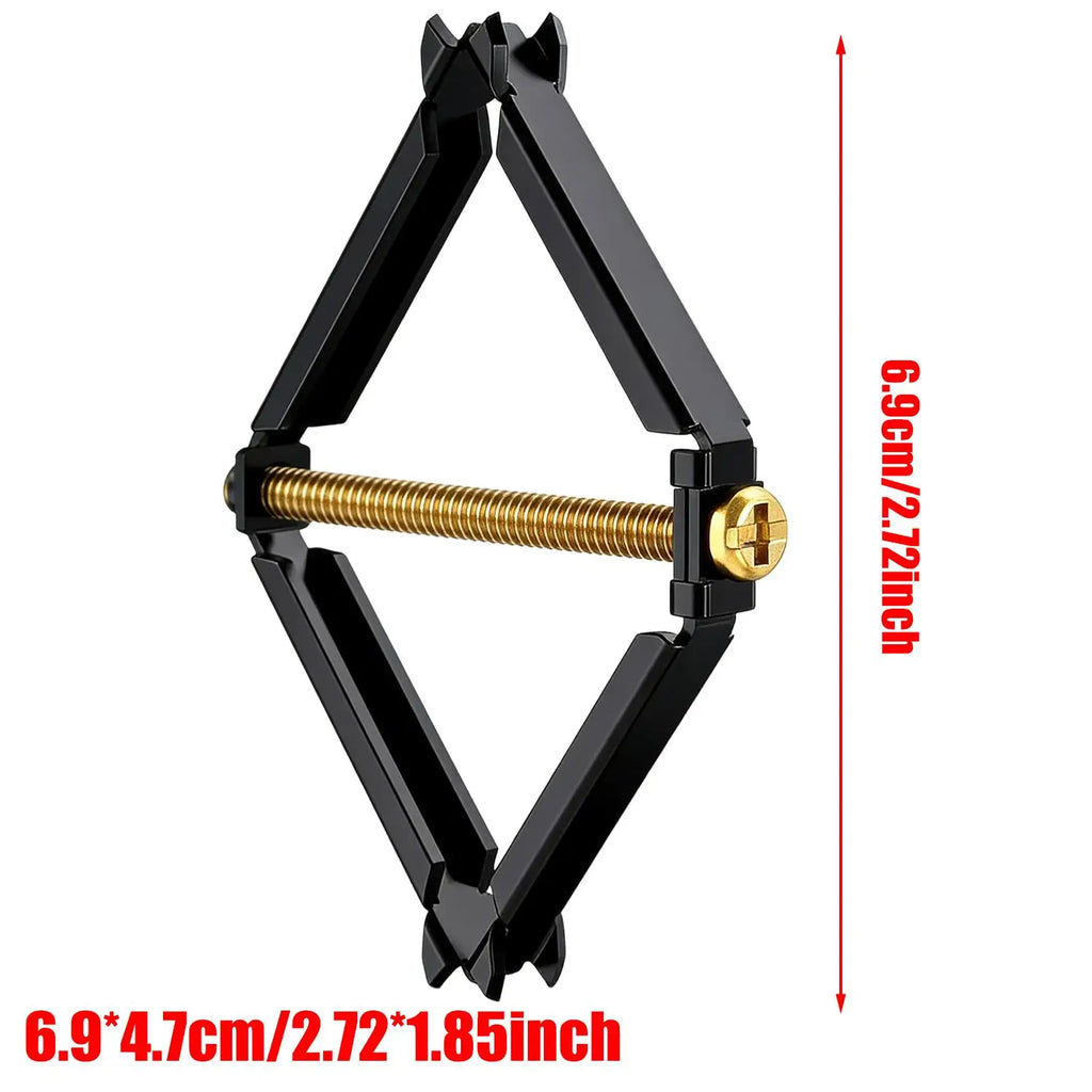 20/1PCS Old Switch Box Repair Screw Cassette Fixed Support 86 Type Wall Sockets Bottom Box Replacement Insulation Repair Device Quake black 20PCS 6.9x4.7cm