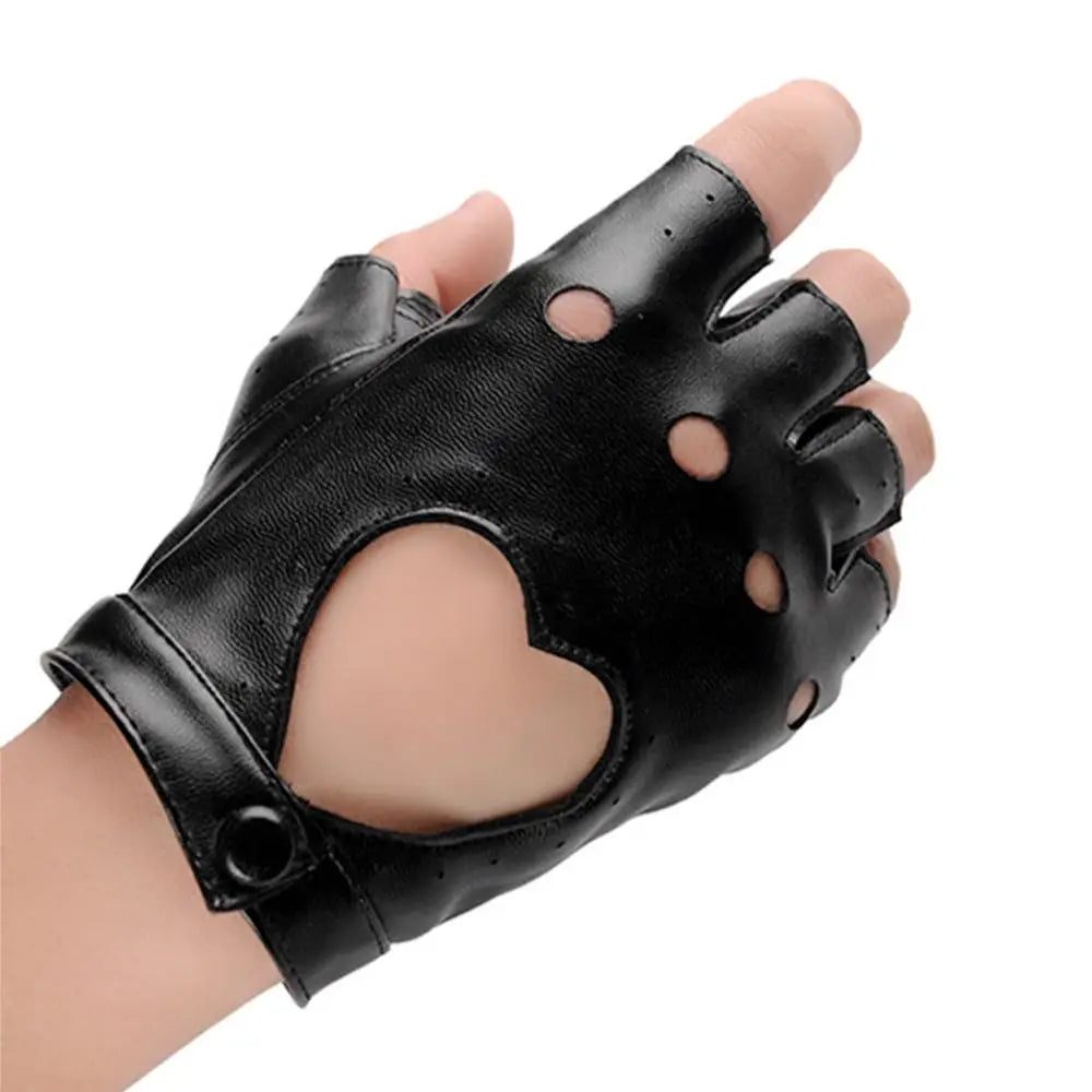 Cosplay Party Gloves Women Men Dance Mittens Ladys Driving Dress Cosplay Mittens PU Leather Gloves Five Finger Gloves Quake